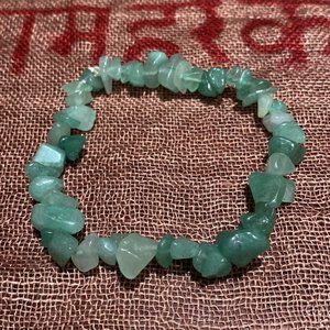Green Aventurine Chips Stretch Bracelet